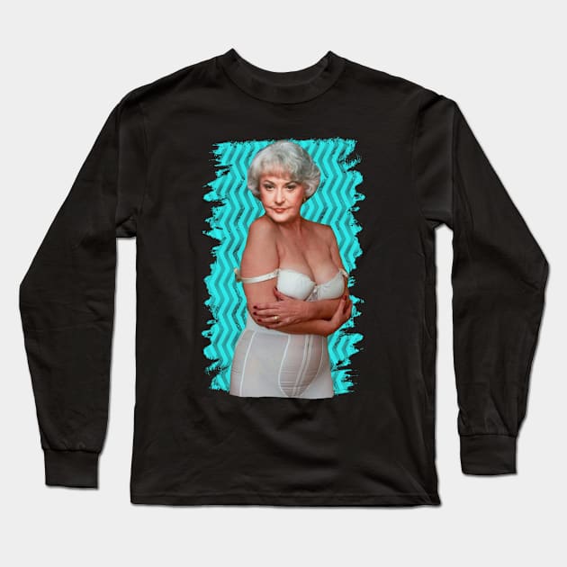 Bea Arthur Long Sleeve T-Shirt by Indecent Designs